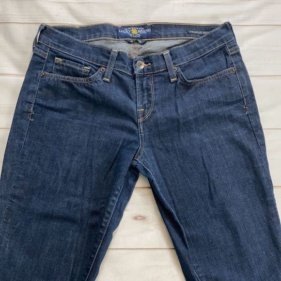 Lucky Brand Charlie Skinny Jeans Size 8/29 - Picture 4 of 14